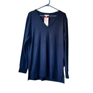 Lucky Brand lightweight sweater - NWT Womens Size Medium Navy Blue